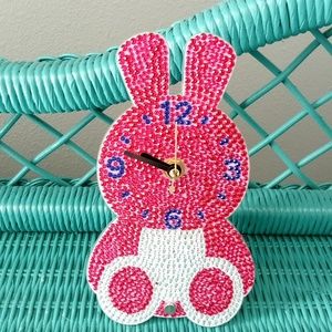 New Handmade Rabbit Clock